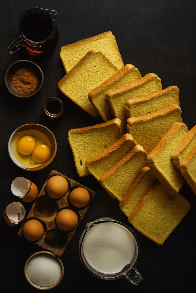 French Toast Muffin Ingredients